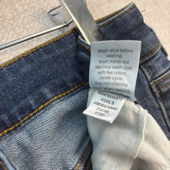 So Womens Jeans Size 9/27 Low Rise Bootcut Medium Wash Denim Blue Stretch Casual - Picture 9 of 10